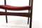 Vintage Chaise Lounge in Rosewood by Henning Kjaernulf for Sorø Stolefabrik, 1960, Set of 4, Image 4