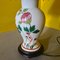 Lámpara de mesa francesa de porcelana, años 80, Imagen 5