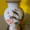 Lámpara de mesa francesa de porcelana, años 80, Imagen 4