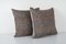 Gray Turkish Kilim Pillow Covers, Set of 2 3