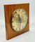 Mid-Century Modern Teak and Brass Wall Clock from Weimar, 1960s 3