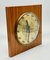 Mid-Century Modern Teak and Brass Wall Clock from Weimar, 1960s, Image 3