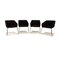 S893 Fabric Chairs in Black from Thonet, Set of 4 1