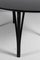 Tavolo da pranzo Ellipse in quercia nera attribuito a Piet Hein & Bruno Mathsson per Fritz Hansen, Danimarca, anni '60, Immagine 6