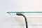 Minimalist Curvaceous Stainless-Steel, Brass and Glass Console Table, Image 8