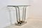 Minimalist Curvaceous Stainless-Steel, Brass and Glass Console Table, Image 2