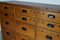 Dutch Industrial Pine Apothecary / Workshop Cabinet, 1930s, Image 14