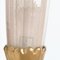 Gold Chalice Glass and Brass Wall Light from Barovier, 1960, Set of 2, Image 5
