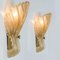 Shell Wandlampen aus Muranoglas von Barovier & Toso, 1969, 2er Set 10