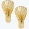 Shell Wall Lights in Murano Glass by Barovier and Toso, 1969, Set of 2, Image 4