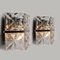 Vintage Square Crystal and Silver Chrome Sconce from Kinkeldey, 1970, Image 8