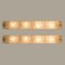 Klare Wandlampen aus Messing von Hillebrand, 1960er, 2er Set 9
