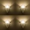Art Deco Style Frosted Glass Wall Light, 1960s 14