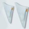 Art Deco Style Frosted Glass Wall Light, 1960s 2