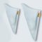 Art Deco Style Frosted Glass Wall Light, 1960s 8