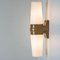 White and Brown Ceramic Wall Lights, 1970 7