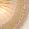 Vintage Flush Mount with Pink and and Clear Murano Glass by Barovier & Toso, 1970 7