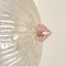 Vintage Flush Mount with Pink and and Clear Murano Glass by Barovier & Toso, 1970, Image 5
