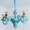 Blue Gold Chandelier by Barovier & Toso, 1969, Image 10