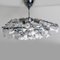 Hex Chrome Crystal Kinkeldey Pendant Light, 1970 9