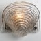 Shell-Shaped Ribble Glass Wall Lights from Limburg, 1970 7