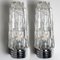 Vintage Chrome and Clear Glass Sconce, 1960 10