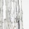 Vintage Chrome and Clear Glass Sconce, 1960 2