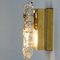 Textured Ice Glass Gold Wall Light by J. T. Kalmar for Kalmar, 1970s, Image 5