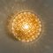 Round Clear Bubble Glass Wall Lights in the style of Helena Tynell, 1970, Set of 2, Image 10