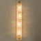 White Clear Bubbled Glass Wall Lights from Hillebrand, 1960s, Set of 2, Image 3