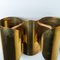 Several Curved Brass Wall Light, 1970s 12