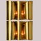 Several Curved Brass Wall Light, 1970s 19