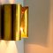 Several Curved Brass Wall Light, 1970s, Image 7