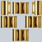Several Curved Brass Wall Light, 1970s, Image 18