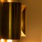 Several Curved Brass Wall Light, 1970s 4