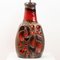 Fat Lava Brown Red Ceramic Table Lamp, 1960, Image 7