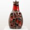 Fat Lava Braune Rote Keramik Tischlampe, 1960 9
