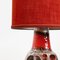 Fat Lava Brown Red Ceramic Table Lamp, 1960, Image 14