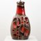 Lámpara de mesa Fat Lava de cerámica marrón en rojo, 1960, Imagen 6
