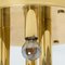 Gold Brass Flush Mount from Cosack, 1970s, Image 4