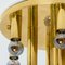 Gold Brass Flush Mount from Cosack, 1970s 14