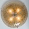 Gold Brown and Textured Glass Flush Mount from Hillebrand, 1960s, Image 7