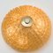 Gold Brass and Amber Glass Flush Mount by Carl Fagerlund, 1960s, Image 9