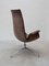FK6725 Armchair in Brown Leather by Fabricius & Kastholm for Kill International, 1960s 12