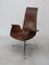 Fauteuil FK6725 en Cuir Marron par Fabricius & Kastholm pour Kill International, 1960s 5