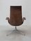 FK6725 Armchair in Brown Leather by Fabricius & Kastholm for Kill International, 1960s 11