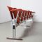 Axis 3000 6-Seat Bench in Red attributed to Giancarlo Piretti for Castelli / Anonima Castelli, 1990s 2