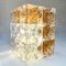 Sculptural Poliarte Table Lamp in Glass Cubes attributed to Albano Poli, 1960s 5