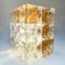 Sculptural Poliarte Table Lamp in Glass Cubes attributed to Albano Poli, 1960s, Image 5