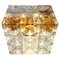 Sculptural Poliarte Table Lamp in Glass Cubes attributed to Albano Poli, 1960s 2